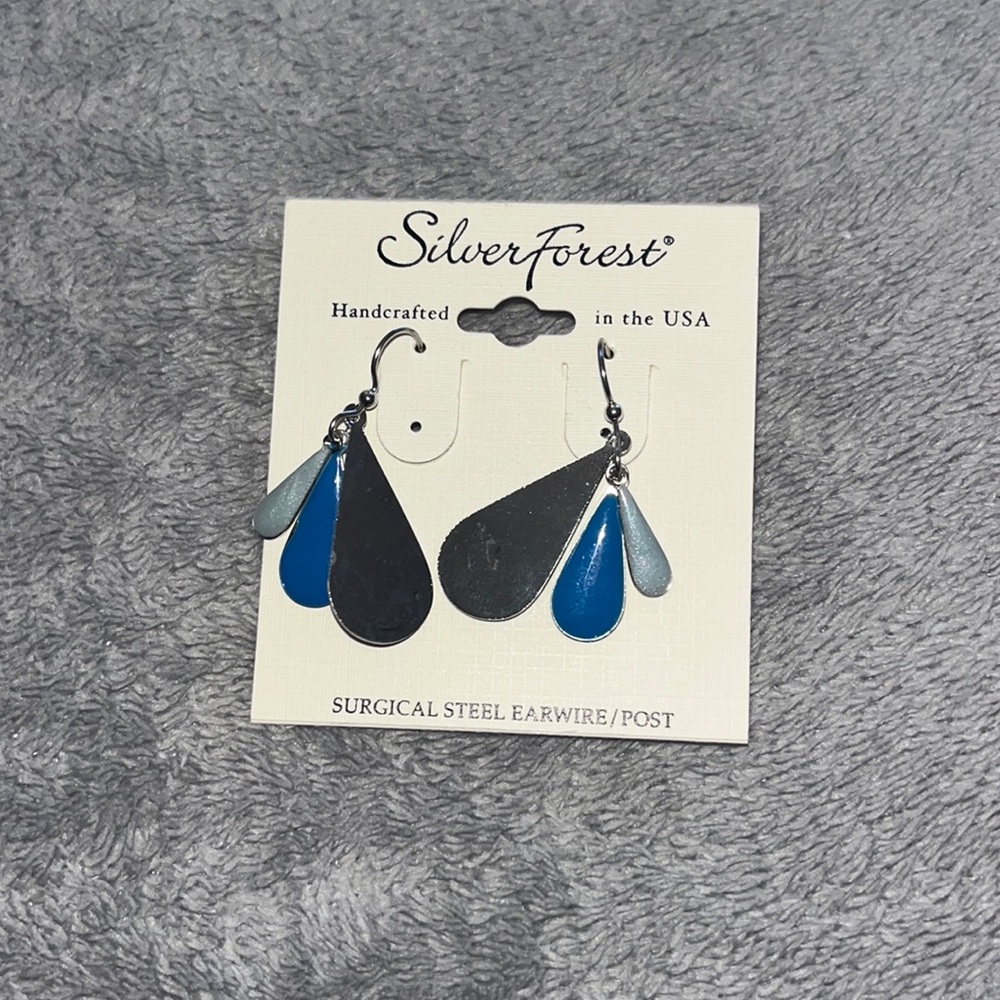 SILVER FOREST earring set - Picture 1 of 2